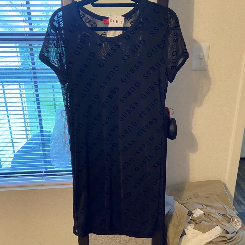 Guess mesh dress with slip BRAND NEW